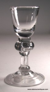 Rare Small Baluster Glass C1710/15