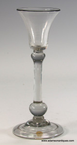 Rare Balustroid Cordial Glass C 1730/35