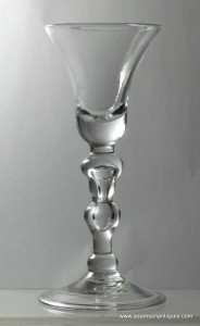 Acorn Knop Baluster Wine Glass C 1725/30