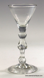 Rare Balustroid Wine Glass C 1720/25