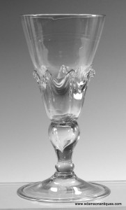 Rare Flamiform Ale/Wine Glass C 1690/1700