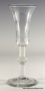 Opaque Twist Ale Glass C 1760/65