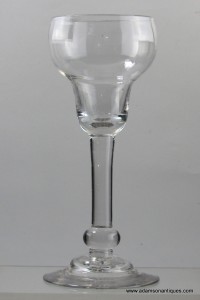 Rare "Cup Top" Balustroid Goblet C 1740/50