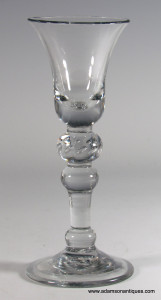 Composite Stem Light Baluster Wine Glass C 1730/35