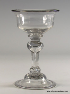 Balustroid Champagne or Sweetmeat Glass C 1730/40
