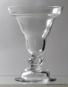 Rare Sweetmeat or Champagne Glass C 1740/50