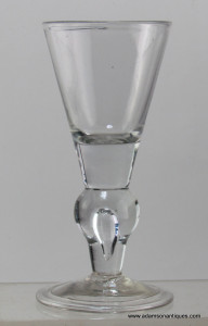 Rare Heavy Baluster Ale or Wine Glass C 1690/1700