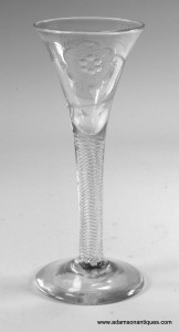 Jacobite Air Twist Wine Glass C 1745/50