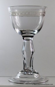 Hollow Stem Champagne Goblet c1750/60