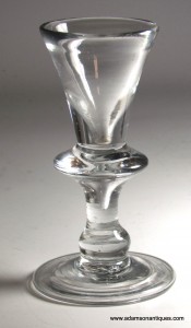 Rare Deceptive Heavy Baluster Toastmasters Dram Glass C 1710/15