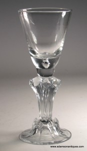 Very Fine Pedestal Stem Goblet C 1720/25
