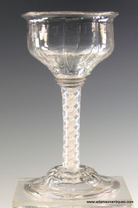 A Very Fine And Rare Sweetmeat Glass C 1760/70