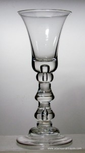 Heavy Baluster Wine Glass C 1710/20