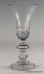 Drop Knop Baluster Goblet. C 1715/20