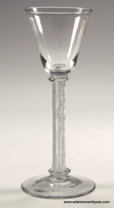 Unusual M S A T Wine Glass C 1750/55
