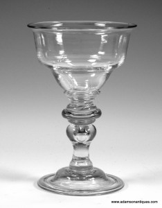 Baluster Sweetmeat/Champagne Glass C 1720/25