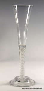 Superb Opaque Twist Champagne or Wine Flute C 1760/65