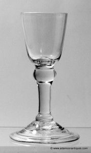 Balustroid Short Cordial Glass C 1730/40