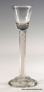 Rare Opaque Twist Cordial Glass C 1760/65