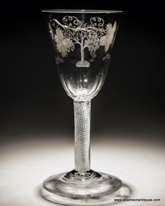 Rare Large Cider Glass C 1760/65