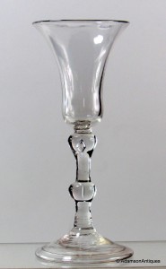 Balustroid Wine Glass c1740/50