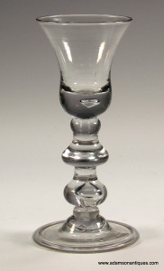 Drop Knop Baluster Wine Glass C 1715/20