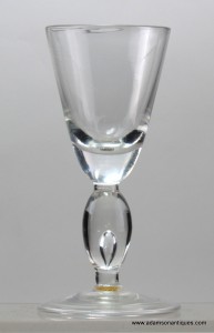 Egg Knop Baluster Wine Glass C 1700
