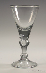 Early Baluster Wine Goblet C 1695/1705