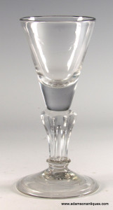 Pedestal Stem Wine Glass C 1720/25
