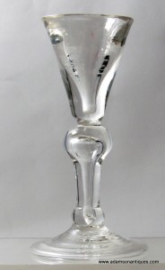 Rare Deceptive Toastmasters Baluster Wine Glass C 1725/35
