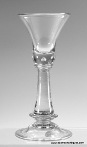 Rare Taper Stem Wine Glass 1740/50
