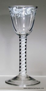 Beilby Wine glass C 1760/65