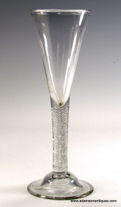 Very Tall Air Twist Ale Glass C 1750/55