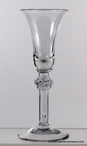 Light Baluster wine glass C 1750