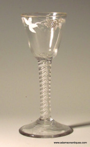 Beilby Wine Glass C 1760/65