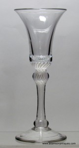 Rare Opaque Twist Wine Glass C 1765/70